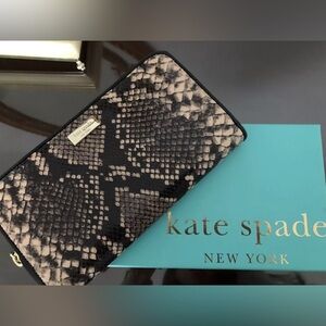 Kate Spade snakeskin wallet
